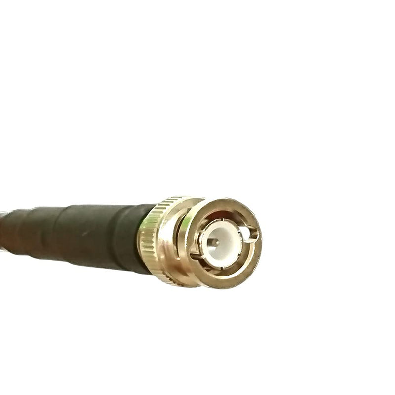  [AUSTRALIA] - UngSung Retractable Handheld CB Antenna 26~28 MHz with BNC Male Connector 9” to 27” Length 6 Section Chrome-Plated Copper Aerial Compatible with Any Handheld CB Radio BNC Female Connector