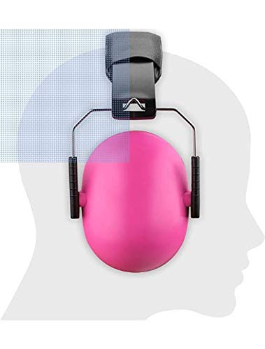  [AUSTRALIA] - Ear Muffs Noise Protection - Pink Hearing Protection and Noise Cancelling Reduction Safety Ear Muffs, Fits Children and Adults for Shooting, Hunting, Woodworking, Gun Range, Mowing, and More by MEDca