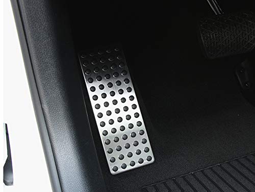  [AUSTRALIA] - JessicaAlba Foot Rest Dead Pedal Cover Aluminum Anti-Slip Performance Accelerator Foot Pedals Foot Rest Dead Pedal Cover Fit for Dodge Challenger Charger Durango Chrysler 300 2009-2019