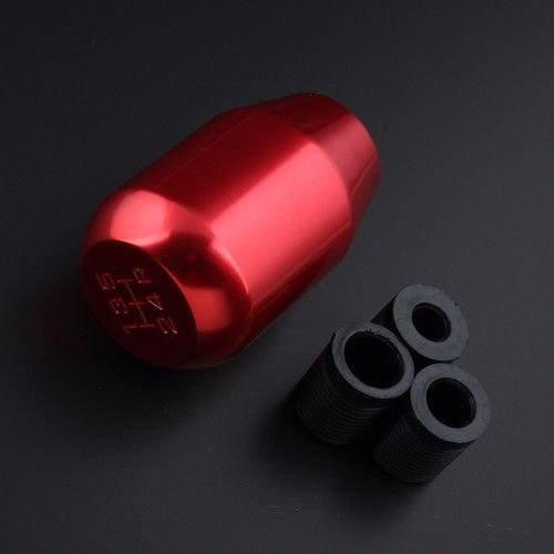  [AUSTRALIA] - Manual 5 Speed Universal Gear Stick Shift Knob Red Racing For JDM Aluminum Shifter