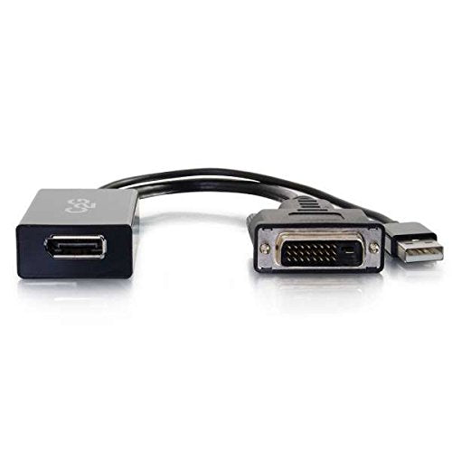 C2G 41379 DVI to DisplayPort Adapter Converter, Black - LeoForward Australia