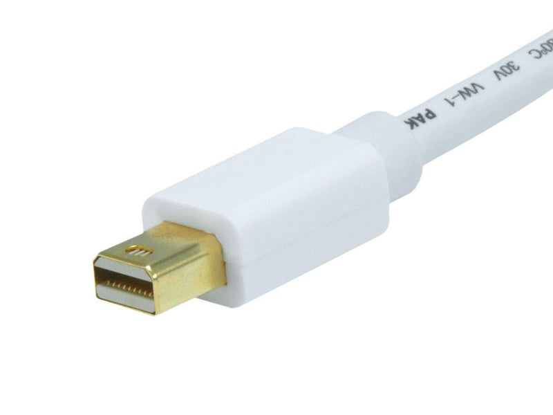 Monoprice Video Cable - 3 Feet - White | 32AWG Mini Display Port to VGA Cable - LeoForward Australia