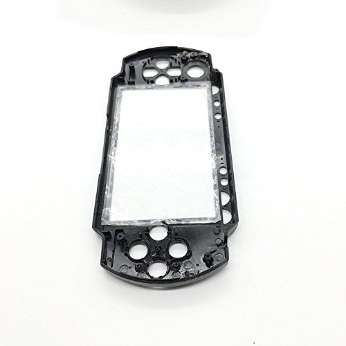 Front Face Plate Faceplate Shell Case Cover Replacement for Sony PSP 1000 1001 Fat (Black) - LeoForward Australia