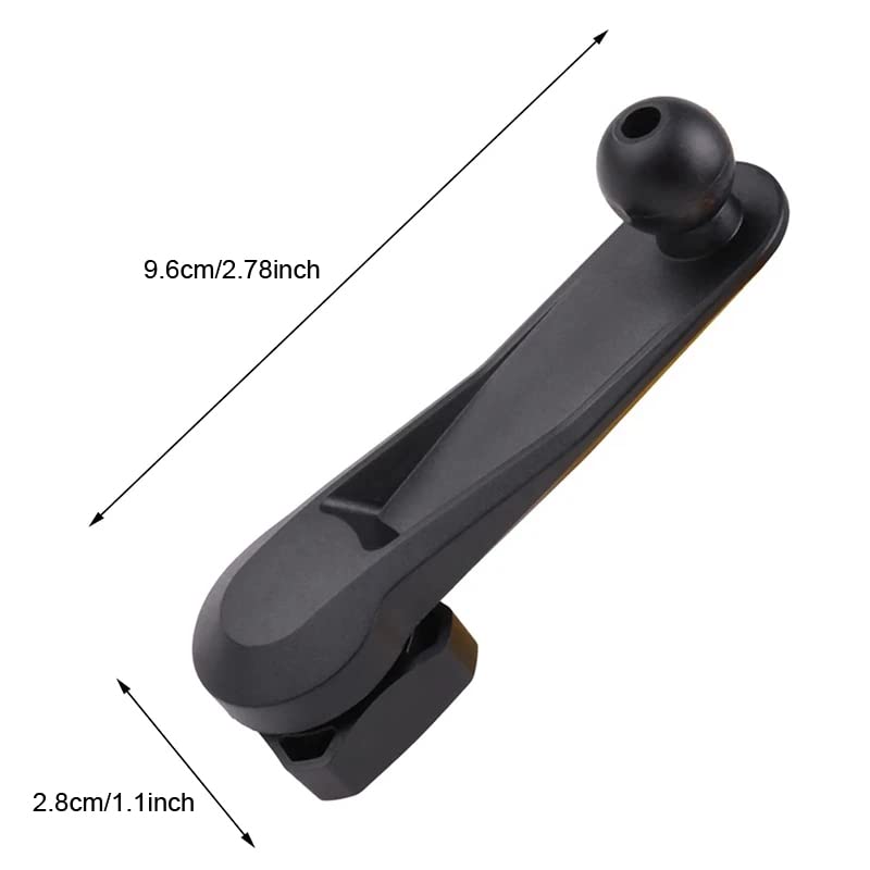  [AUSTRALIA] - ThtRht 2 Pack 17mm Ball Joint Extension Arm Female to Male Head Dead Angle Adapter Bracket Extender Rotating Rod for Car Air Outlet Vent Phone Stand GPS Mount Holder Dash Camera Handle Hook Clamp