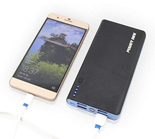  [AUSTRALIA] - 4 USB 50000mAh Power Bank LED External Backup Battery Charger F Phone (Blue) Blue