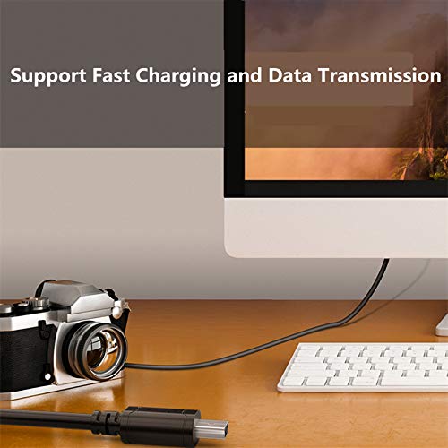  [AUSTRALIA] - Learsoon Replacement UC-E4 USB Data Transfer Charging Cable Compatible with Nikon D300 D7000 D90 PowerShot SX530 and Texas Instruments Calculators, TI-84 Plus, TI 89 Titanium (4.9FT)