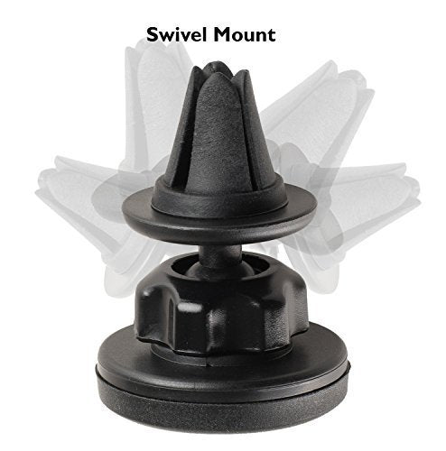  [AUSTRALIA] - WixGear Universal Air Vent Magnetic Car Mount Holder for Cell Phones and Mini Tablets with Fast Swift-Snap Technology Magnetic Cell Phone Mount with Swivel Head