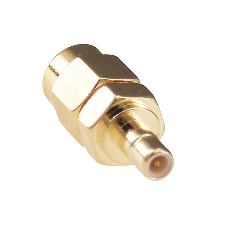  [AUSTRALIA] - RFaha 5pcs SMA Male to SMB Male RF Coax Adapter SMA to SMB Coaxial Connector Adapter(F24-5)