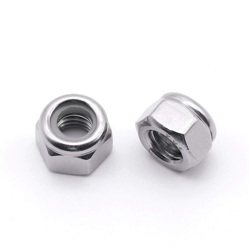  [AUSTRALIA] - 5/16-18 Nylon Insert Hex Lock Nuts Stainless Locknuts, Hex Drive, Bright Finish, 304 Stainless Steel 18-8 SS, Coarse Thread, 50 of Pack 5/16-18 (50 pcs)