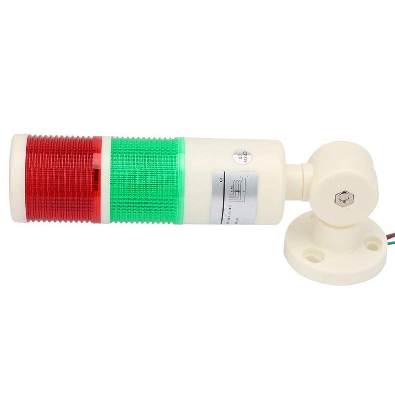  [AUSTRALIA] - BEM-X-50-2W-D Flashing Bright Red/Green CNC Machine LED Indicator Signal Light 24VDC for Machine Tools