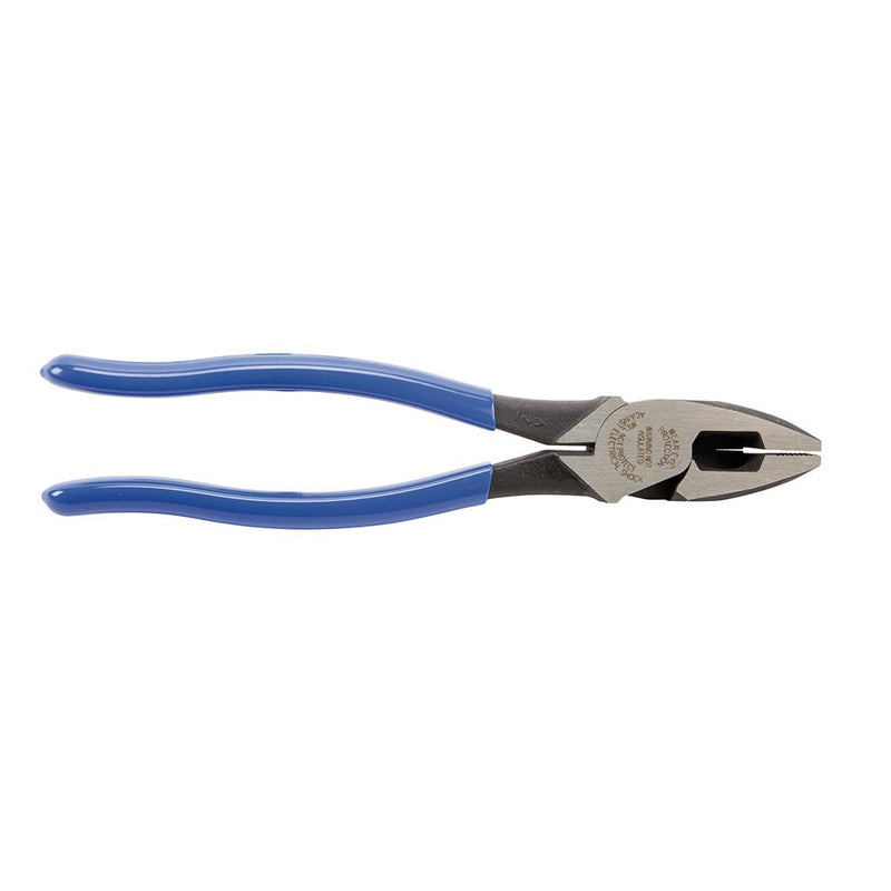  [AUSTRALIA] - Klein Tools D2000-9NE Side Cutter Linemans Pliers Cut ACSR, Screws, Nails, Hard Wire, 9-Inch Electrical Pliers,Blue HD Cutting