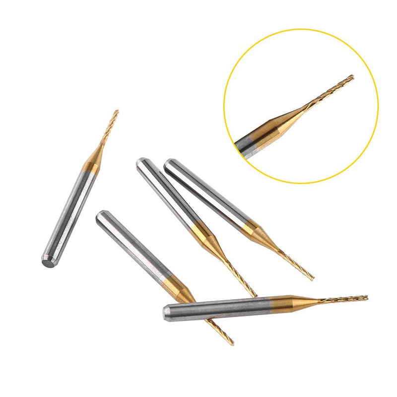  [AUSTRALIA] - 10pcs Carbide End Mill Coat Milling Cutter Engraving Bits Rotary Burrs Set 3.175mm x 1mm 38x3.175x1mm