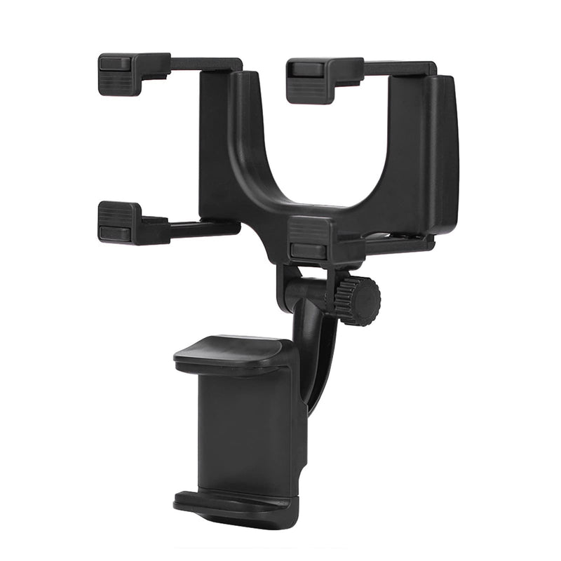  [AUSTRALIA] - Rearview Mirror Car Mount Grip Clip,Universal Car Rear View Mirror Mount Phone Holder Stand Replacement for iPhone Samsung HTC GPS Smartphone