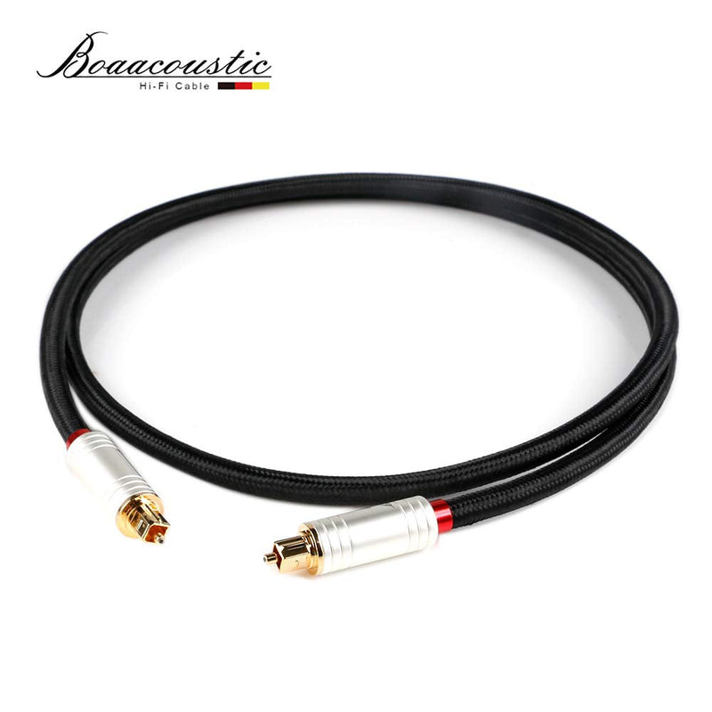  [AUSTRALIA] - JIB Boaacoustic HiFi Fiber Optical Audio Cable, Toslink Cable Male to Male (S/PDIF) - 6ft/2M 2 Meter