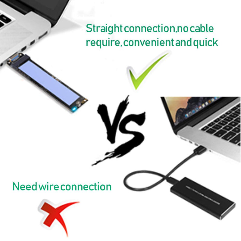 ZEXMTE M.2 NVME USB 3.1 Adapter M-Key M.2 PCIe to Hard Drive Converter Reader High Performance 10 Gbps USB 3.1 Gen 2 Bridge Chip Support 2230 2242 2260 2280 Size SSD - LeoForward Australia