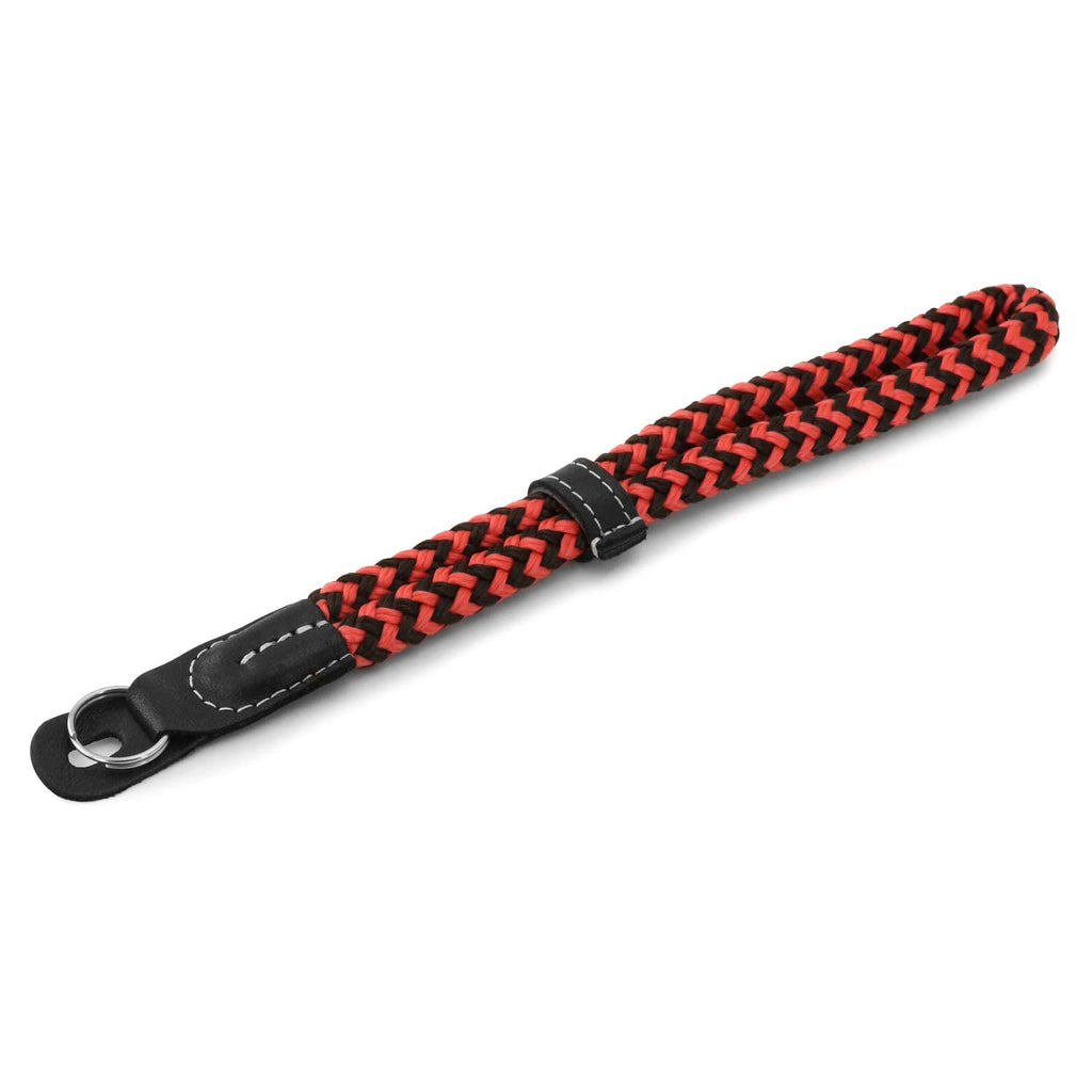  [AUSTRALIA] - MegaGear SLR, DSLR Camera Cotton Wrist Strap (Small) - Black/Red, small - 23cm/9inc (MG)