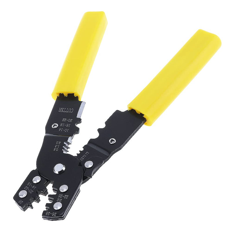  [AUSTRALIA] - OriGlam Wire Crimper, Wire Cutter, Wire Stripper, Crimper, Cutter Electrical Multi-Tool, Network Cable Cutting Stripping Crimper for Video, Telecom, Datacom