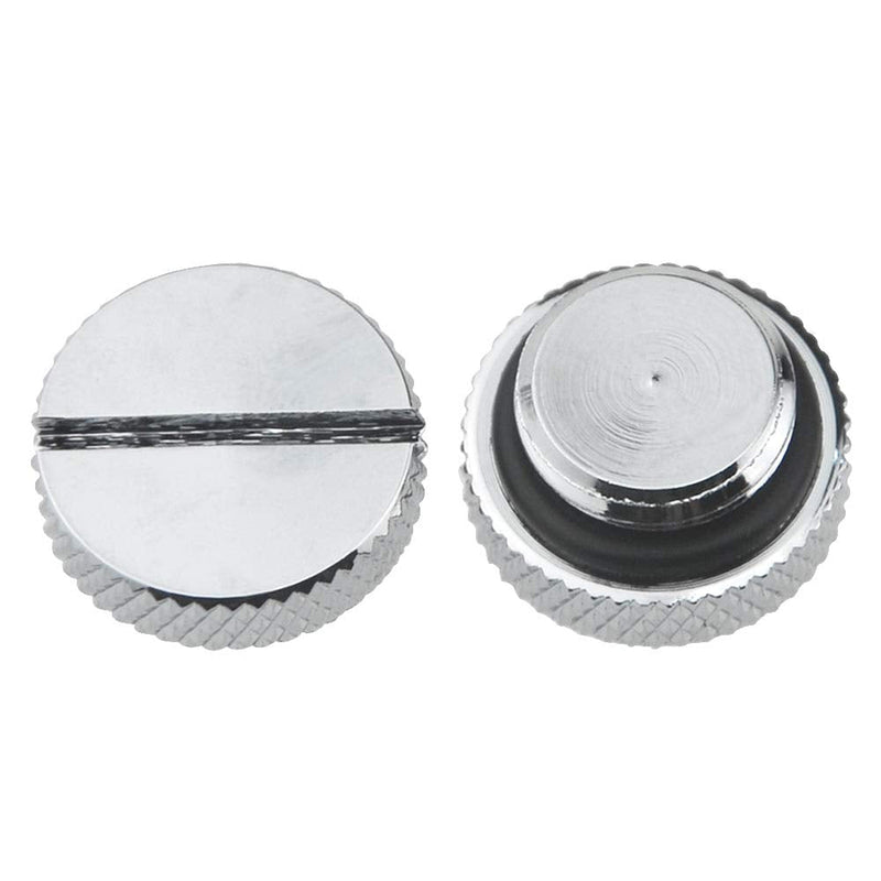  [AUSTRALIA] - BXQINLENX Silver Chrome G1/4" Plug Water Stop Plug Water Locks for Computer Water Cooling System (4 PCS)