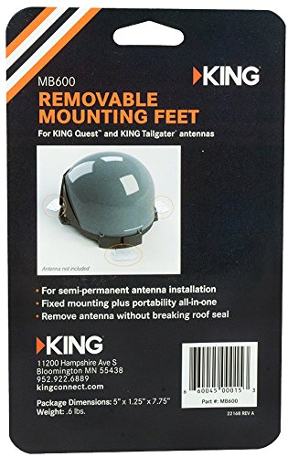  [AUSTRALIA] - KING MB600 Removable Roof Mount Kit, Gray