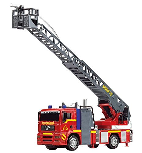 Dickie Toys 12" Light and Sound SOS Fire Engine Vehicle (With Working Pump) - LeoForward Australia