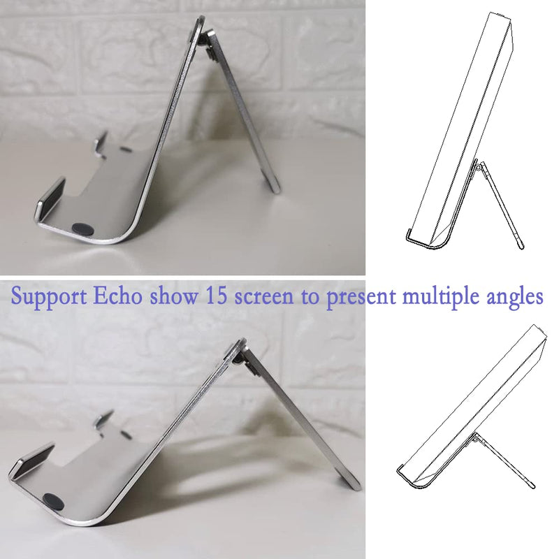  [AUSTRALIA] - Tilt Stand for Echo Show 15 Silver ES041-02