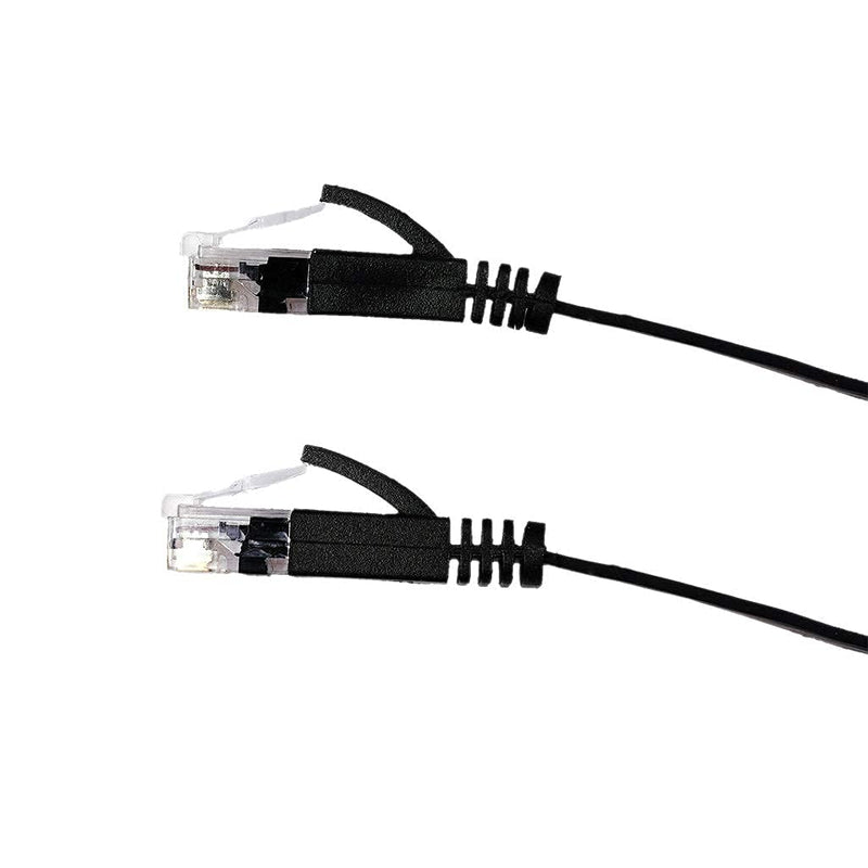  [AUSTRALIA] - REXUS 2-Pack Retractable Cat 6 Flat Ethernet Network Cable 6.6 FT, 10 Gigabit High Speed LAN Wires Internet Patch Cable with RJ45 Connector for Xbox,PS4,Router, Modem,Switch(C6R20x2) 6.6 feet * 2 pcs