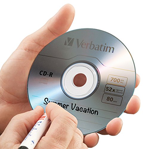  [AUSTRALIA] - Verbatim CD-R Blank Discs 700MB 80-Minutes 52X Recordable Disc for Data and Music- 10 Pack 10-Disc Box Standard Packaging