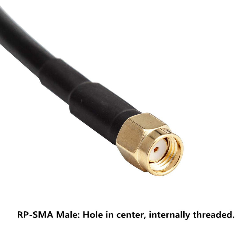 RP-SMA Coaxial Extension Cable, RFAdapter 6ft 1.83m RP-SMA Male to RP-SMA Female Antenna Extension Coax Cable for WiFi LAN WAN Router Antenna - LeoForward Australia