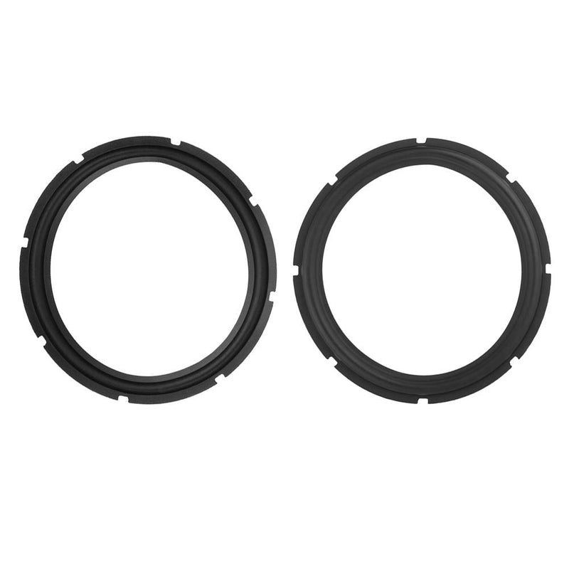  [AUSTRALIA] - 12inch Universal Rim Foam Repair Woofer Bass Loudspeaker Surrounds Circle Foam for Bass Speaker Perforated Rubber Speaker Foam Edge Subwoofer Surround Spare Parts for Speaker Repair or DIY (Black)