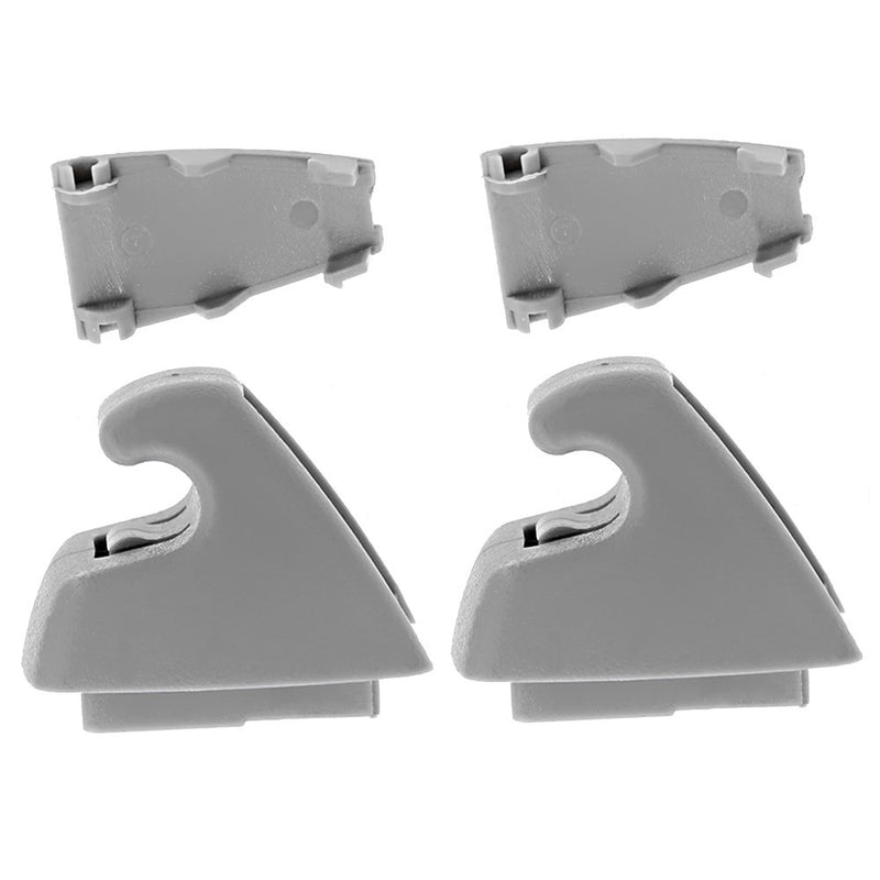  [AUSTRALIA] - 2Pcs Plastic Sun Visor Support Clip Gray for 2007-2013 Chevy Silverado Tahoe GMC Sierra Yukon 15882854