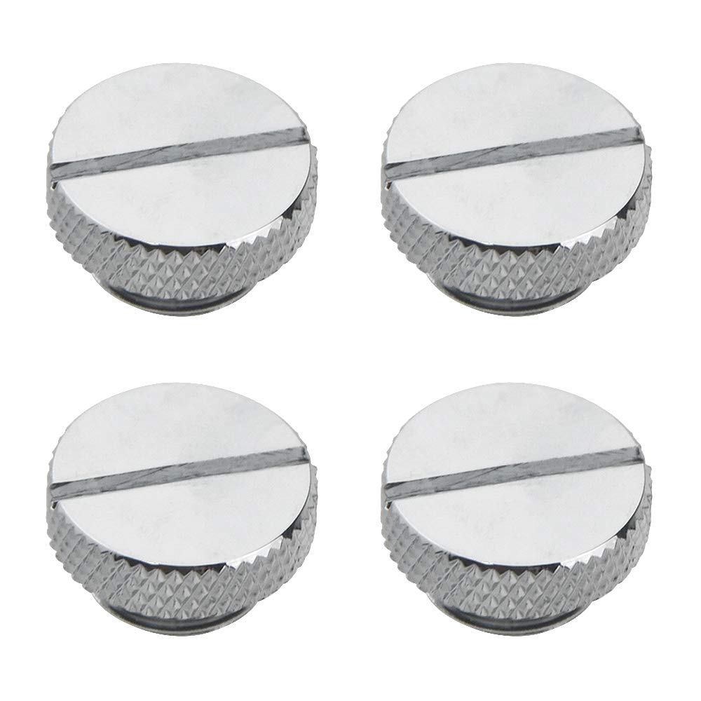  [AUSTRALIA] - BXQINLENX Silver Chrome G1/4" Plug Water Stop Plug Water Locks for Computer Water Cooling System (4 PCS)