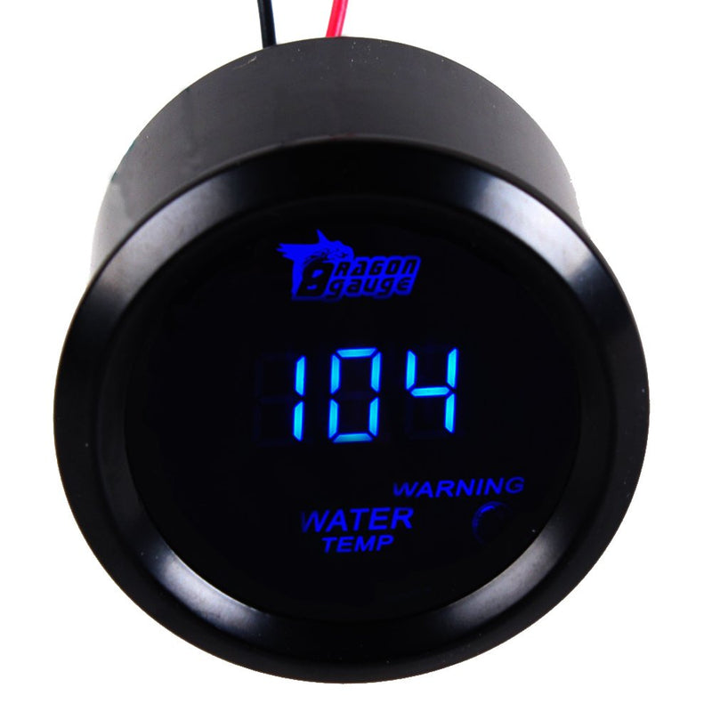  [AUSTRALIA] - ESUPPORT Car 2" 52mm Digital Water Temp Gauge Blue LED Fahrenheit F Water Temp F Gauge