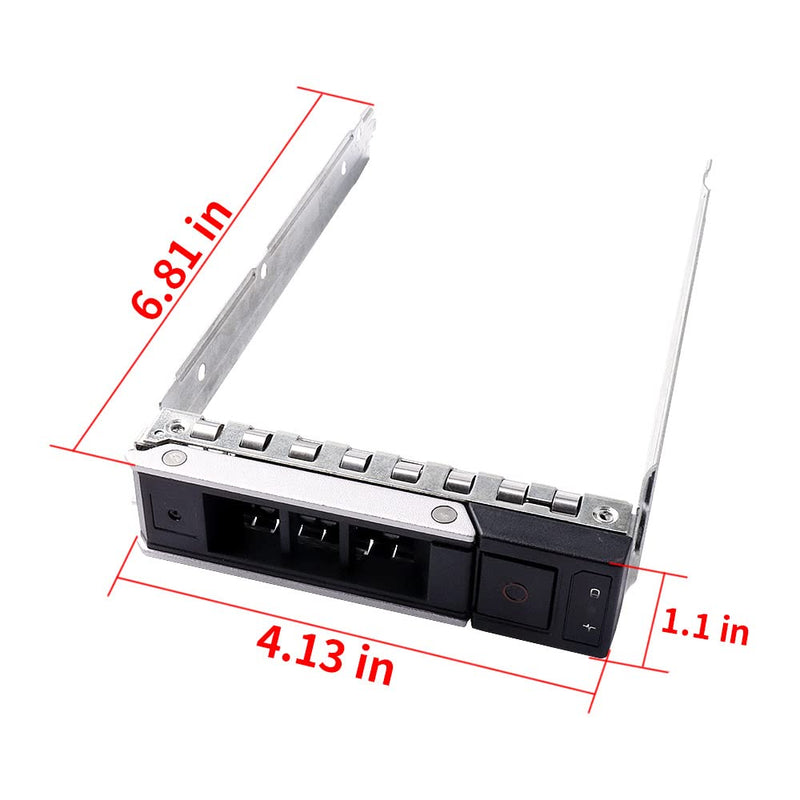  [AUSTRALIA] - 3.5" inch X7K8W 0X7K8W SAS SATA Hard Drive HDD Tray Caddy Compatible with Dell 14th Gen 14 G14 R640 R740 R740xd R840 R940 R440 R540 PowerEdge Server (2PCS 3.5" HDD Tray) 2PCS 3.5" HDD Tray