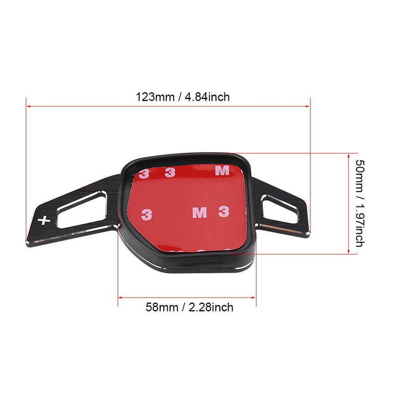  [AUSTRALIA] - Keenso Paddle Shifter- Car Aluminum Steering Paddle Shifter Extension for Audi A1 A3 A4 A6 A7 A8 Q5 Q7