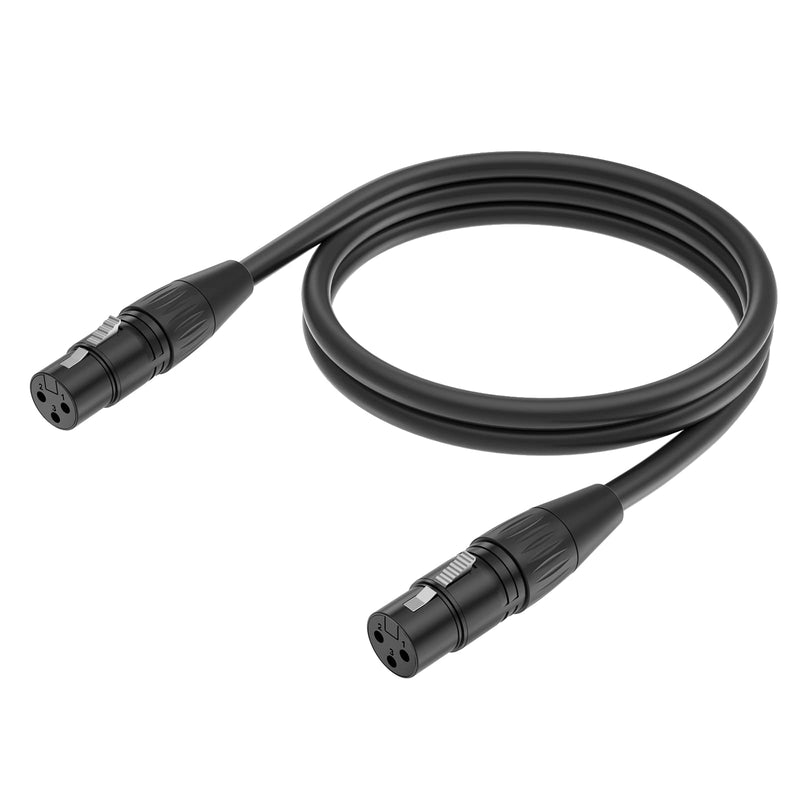  [AUSTRALIA] - XLR Cable 5ft, Yinker 3 Pin Male to Male + Female to Female Microphone Cable 1pcs Each Type