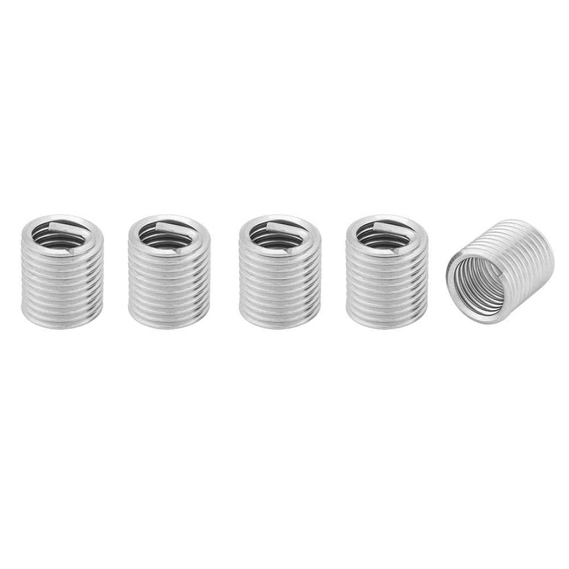  [AUSTRALIA] - 100pcs Stainless Steel SS304 Coiled Wire Helical Screw Thread Inserts M8 x 1.25 x 2D Length for Helical Repair