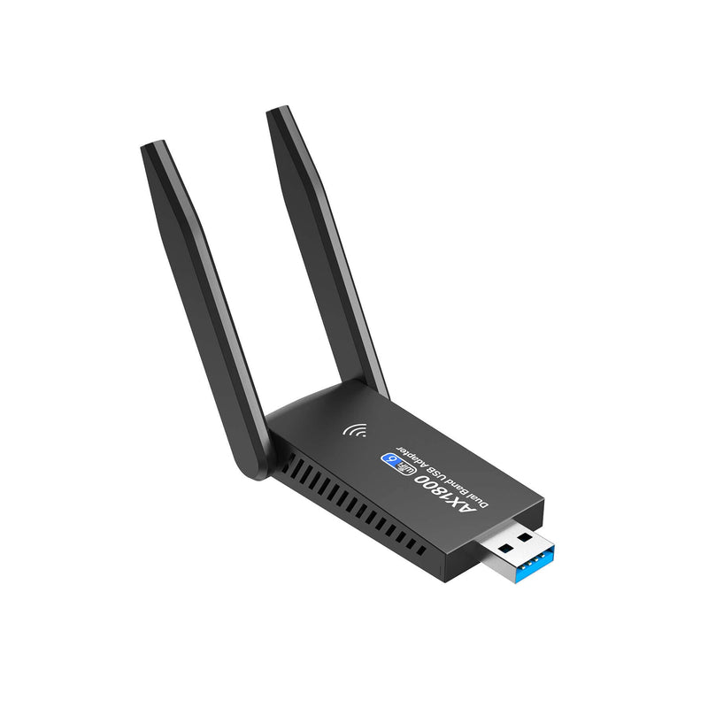  [AUSTRALIA] - Wireless USB WiFi 6 Adapter for Desktop - Nineplus 802.11ax 1800Mbps PC WiFi Adapter for Desktop PC Laptop Windows7/10/11,5Ghz 2.4Ghz Wireless Network Adapter for PC WiFi USB Adapter for PC