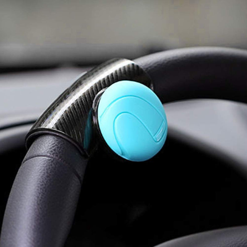  [AUSTRALIA] - Idain Universal Steering Wheel Spinner Knob Auxiliary Booster Control Handle Ball,Blue