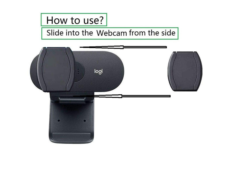  [AUSTRALIA] - Webcam Privacy Shutter Protects Lens Cap Hood Cover for Logitech C505e / C505 Webcam