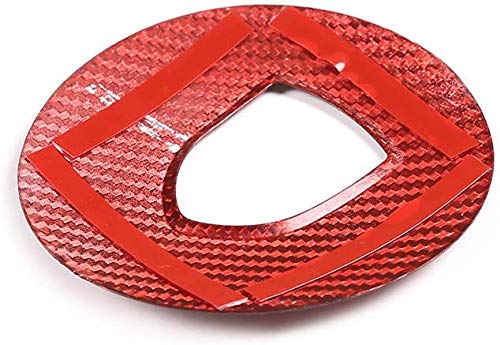 YIWANG Red Real Carbon Fiber Car Steering Wheel Decoration Panel Cover Trim Accessories For Porsche 718 911 Cayenne Panamera MACAN - LeoForward Australia