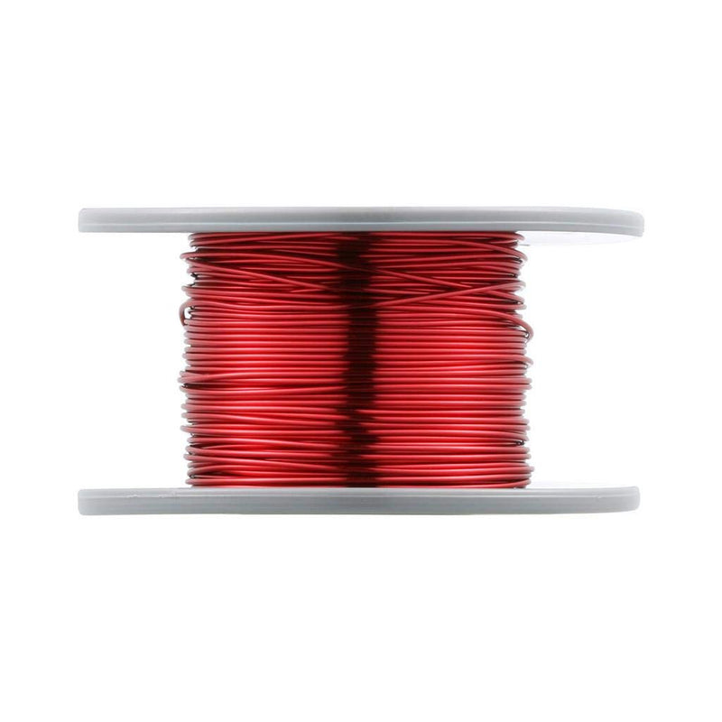  [AUSTRALIA] - BINNEKER 22 AWG Magnet Wire - Enameled Copper Wire - Enameled Magnet Winding Wire - 4 oz - 0.0256" Diameter 1 Spool Coil Red Temperature Rating 155℃ Widely Used for Transformers Inductors 22 AWG Magnet Wire 4 oz red 4 oz