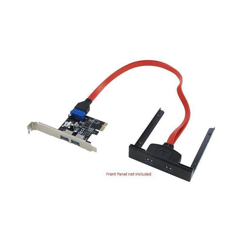  [AUSTRALIA] - Sedna - PCI Express USB 3.0 4-Port Adapter (2E 2I (20 Pin Internal Port)) with Low Profile Bracket, Support Win 8 UASP