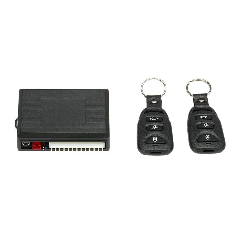 Qook Car Door Lock Keyless Entry Alarm System Universal Remote Control Central Lock Kit with 2 Remote Controllers - LeoForward Australia