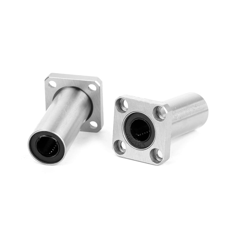  [AUSTRALIA] - Ruimou 2Pcs LMK12UU Lengthen Model Square Linear Bearing Slide Unit Bushing(12MM Inner Dia.) for CNC Machine,3D Printer Parts