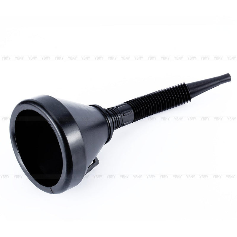  [AUSTRALIA] - Keenso Wide Mouth Fuel Funnel with Handle, Car Petrol Filter Funnel Flexible Spout for Oil Water Refueling