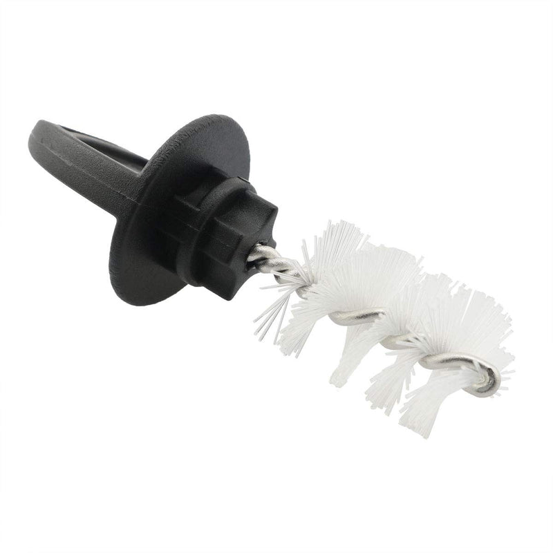  [AUSTRALIA] - ZRM&E 6pcs Beer Tap Brush Black Hygiene Cap Faucet Spout Cleaning Plug Brush for Various of Beer Faucet