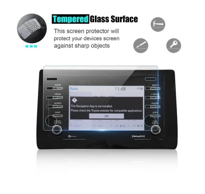  [AUSTRALIA] - Screen Protector Compatible with 2022 2023 Camry 7 Inch Touch Screen,Anti Scratch,Shock-Resistant,Camry LE SE Hybrid