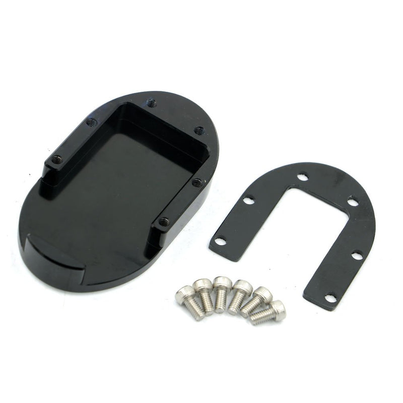  [AUSTRALIA] - Alpha Rider Cut Grill CNC Billet Brake Pedal Pad Cover For Harley Dyna Wide Glide V-Rod Sportster XL 883 1200