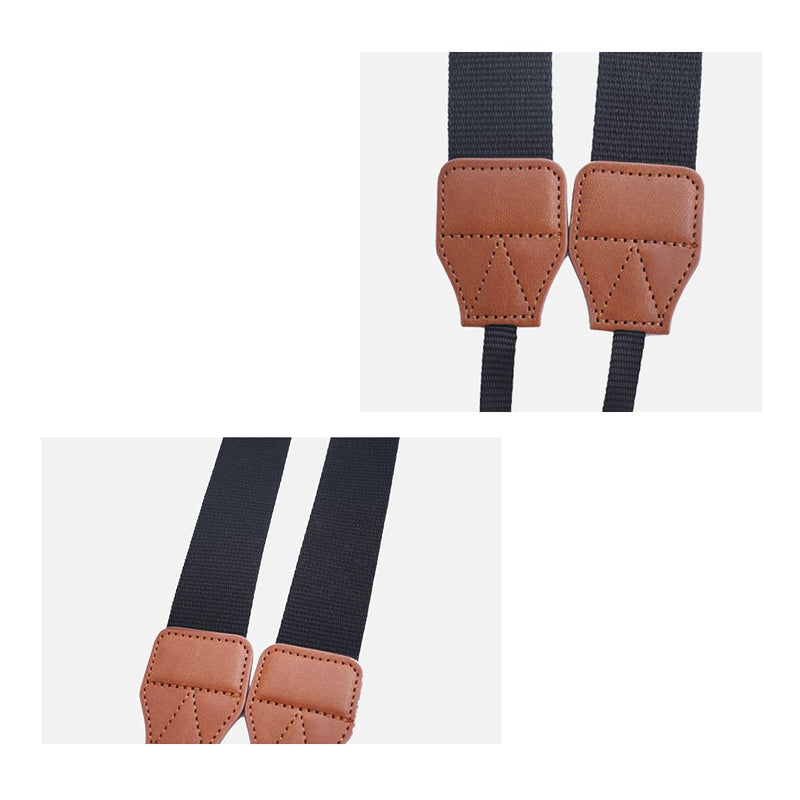  [AUSTRALIA] - Camera Neck Shoulder Strap ，Woven Vintage Camera Strap Belt for Women/Men All DSLR SLR Cameras Black-durable Cloth