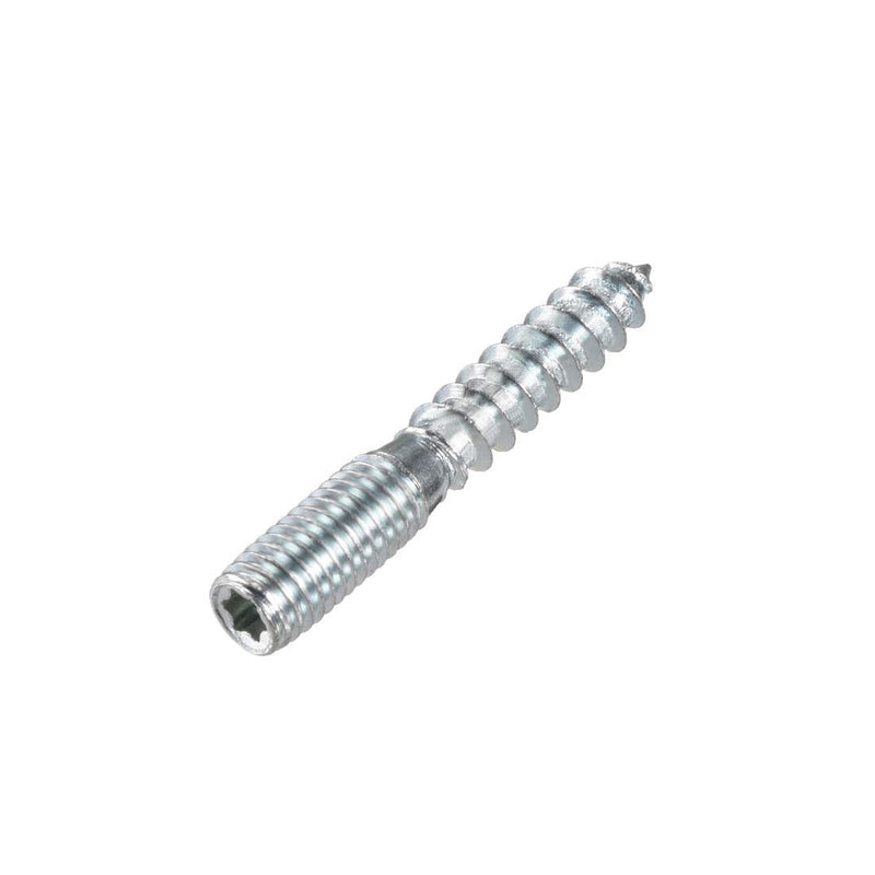  [AUSTRALIA] - uxcell M10 Hanger Bolts Length 2"(50mm) Double Headed Bolts Self-Tapping Screw 10mm Wood Joint Furniture Legs 8pcs M10x50mm